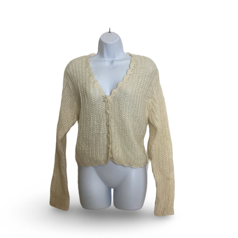 Jessica Stevens Mohair Wool Blend Sweater
